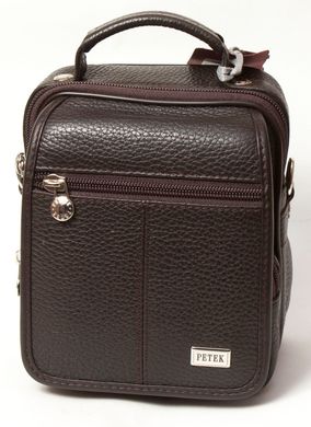 Кожаная мужская сумка Petek 3851