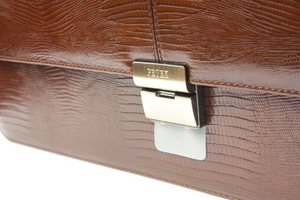 Мужской кожаный портфель Petek 777