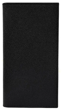 Мужское портмоне Petek 244-46D-01 черное, натуральная кожа