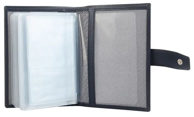 Кожаная обложка для паспорта и автодокументов-портмоне Petek 596